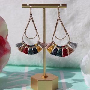 Multi-color Teardrop Earring